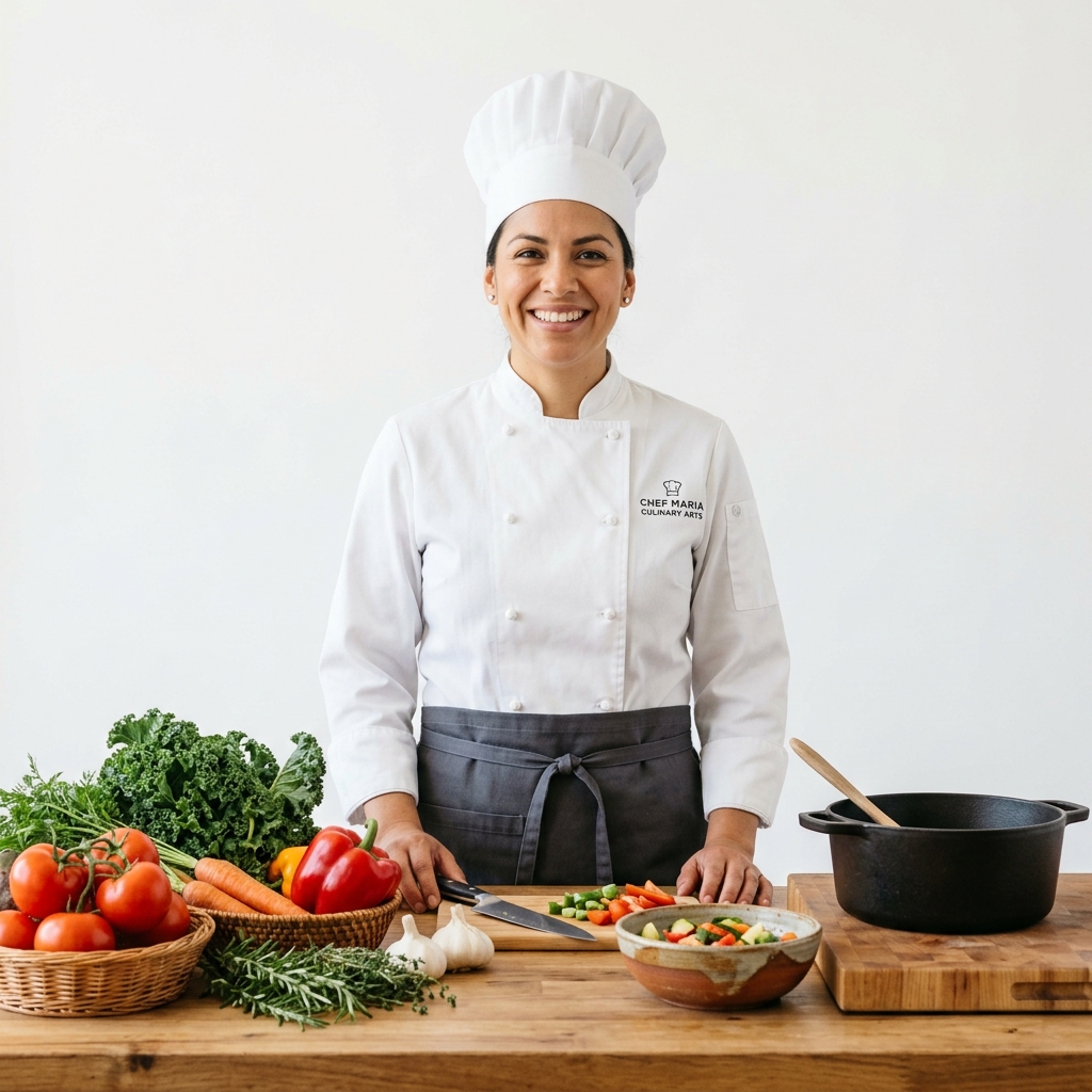 Chef preparing fresh meals